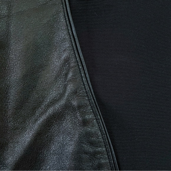 NWOT Vintage Twins Leather Collection Mini Dress - Picture 4 of 4